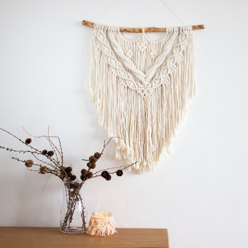 Přírodní macramé větší — foto 1