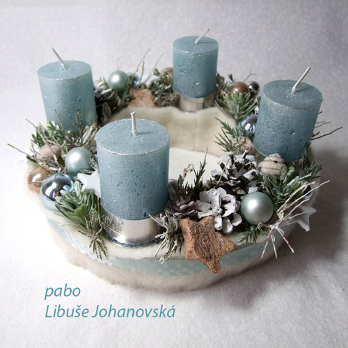 Adventní věnec blankytný (337) — foto 1