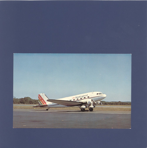 Letadlo Douglas DC-3 Air New England - pohlednice — foto 1
