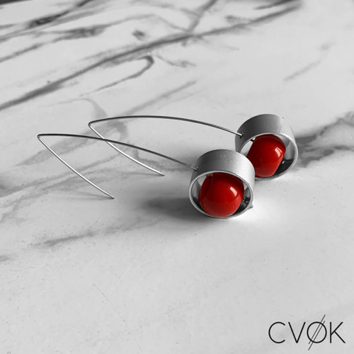 Náušnice RED — foto 1