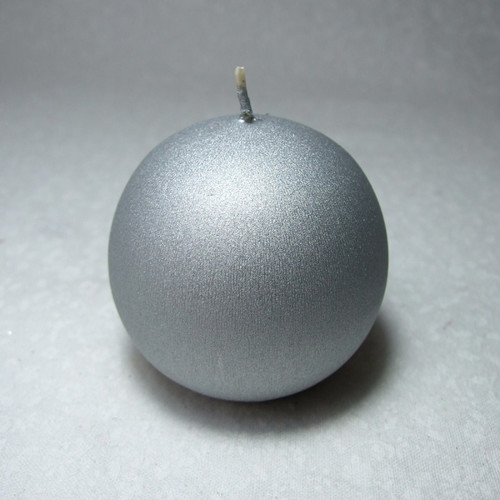 Svíčka stříbrná 5,6 cm — foto 1