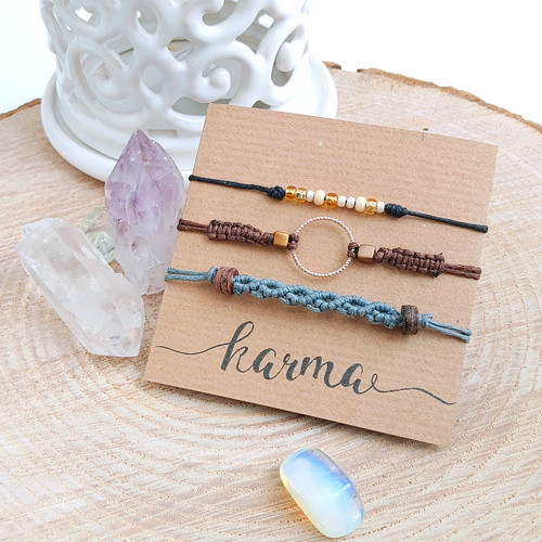 Macrame náramky - Karma — foto 1