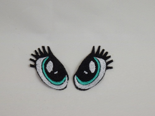 Vyšívané oči pro poníky 3,5x2cm 1 pár