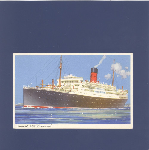 Loď RMS Franconia - pohlednice — foto 1