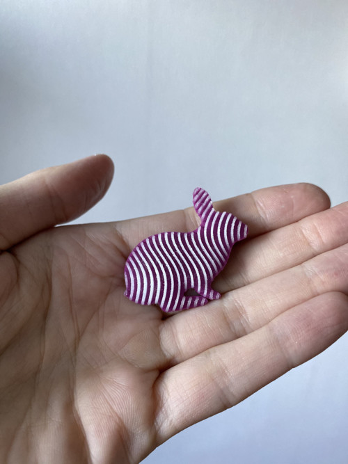 Králík purple/natural