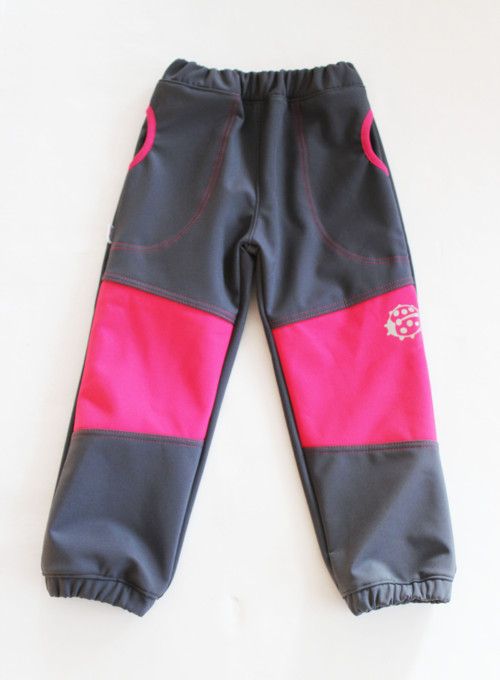 Soft. kalhoty 10/3 ( fleece, 308g) "s beruškou"