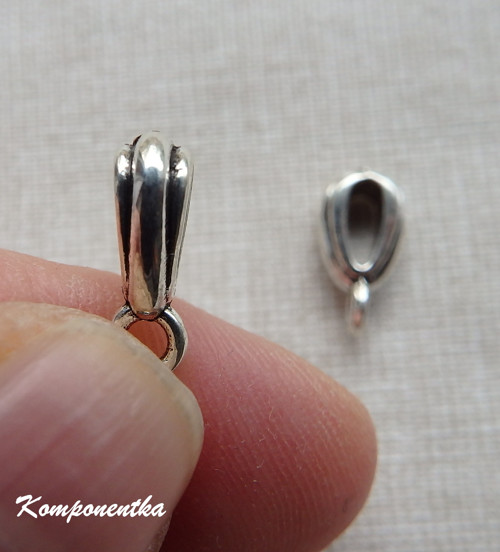 Šlupna starostříbro 4x13mm 2kusy