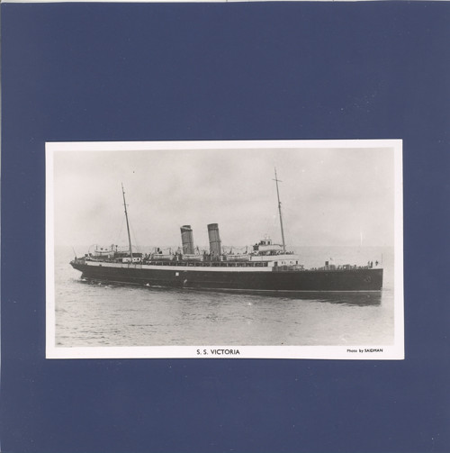 Loď SS (RMS) Victoria - pohlednice — foto 1