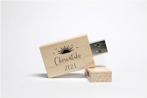 Drevené Usb_Šum Mora — foto 1