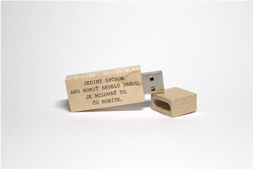 Drevené Usb_Citát 1