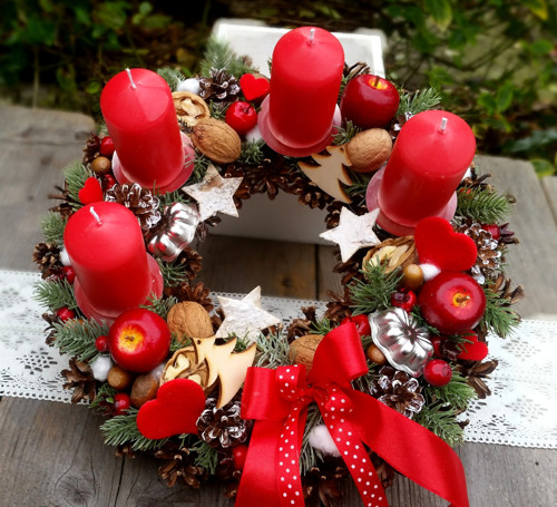 Adventní věnec "Vánoce tradičně" — foto 1