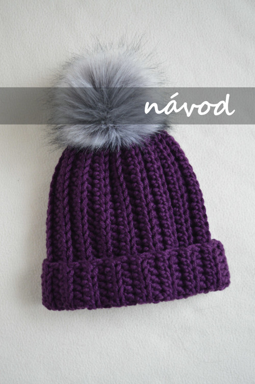 Návod - háčkovaná čepice "abrakadabra"