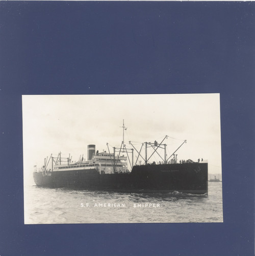 Loď S.S. American Shipper - pohlednice — foto 1