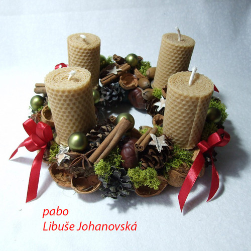 Adventní věnec medový (351) — foto 1
