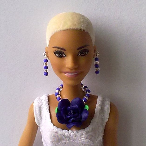 Šperky pro Barbie - náhrdelník, náušnice