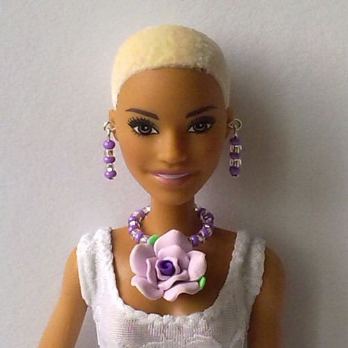 Šperky pro Barbie - náhrdelník, náušnice