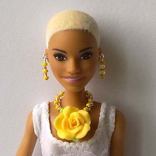 Šperky pro Barbie - náhrdelník, náušnice — foto 1