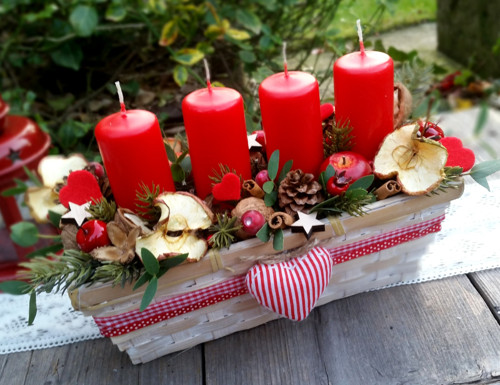 Adventní svícen "Voňavé vánoce" — foto 1