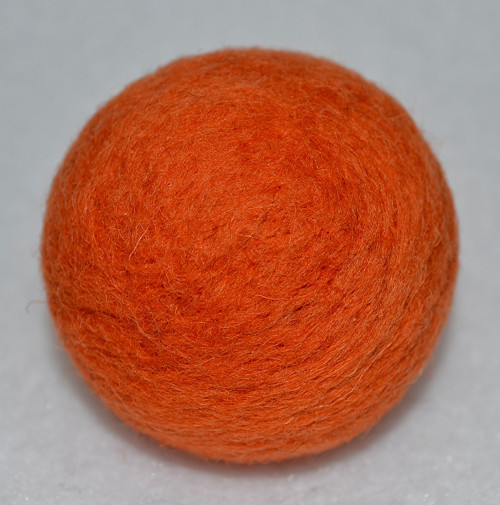 Kulička MERINO se šantou-oranžová jasná (Ø4cm)
