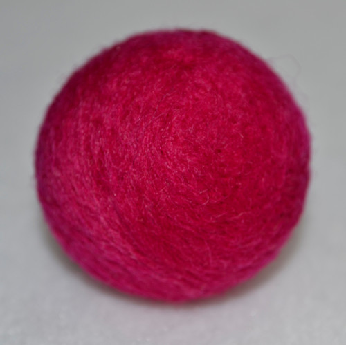 Kulička MERINO se šantou-fuchsie jasná (Ø4cm)