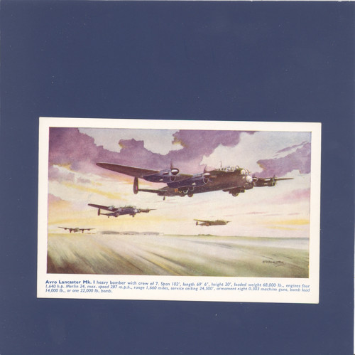 Letadlo Avro Lancaster Mk. I - pohlednice — foto 1