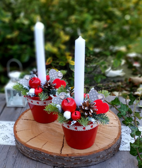 Svícny se srdíčky — foto 1
