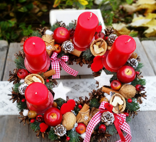 Adventní věnec "Vánoce tradičně" — foto 1