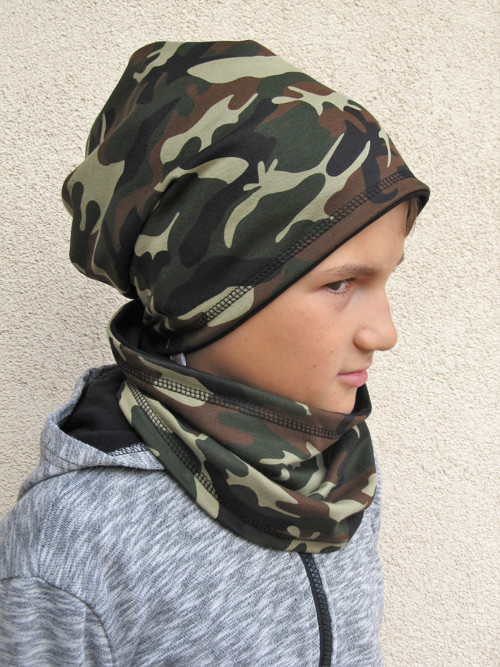 Čepička "homeless" maskáč — foto 1