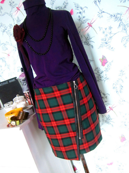 Sukně tartan, káro — foto 1