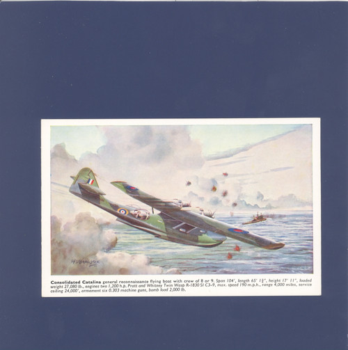 Letadlo Consolidated Catalina - pohlednice