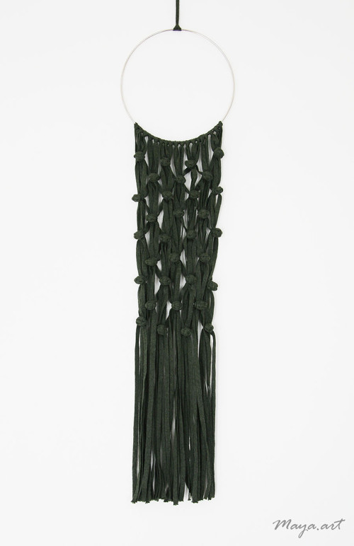 Zelený macramé WALLHANGING