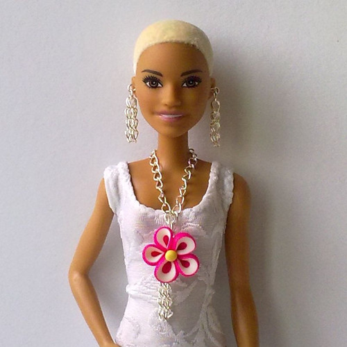 Šperky pro Barbie - náhrdelník, náušnice