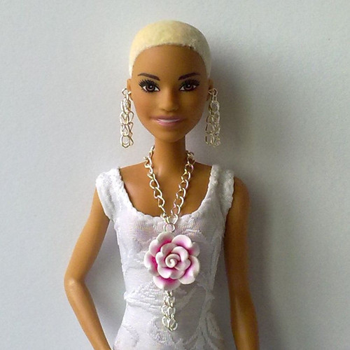 Šperky pro Barbie - náhrdelník, náušnice — foto 1