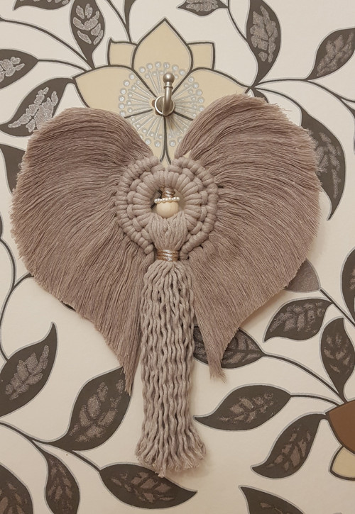 MACRAME ANDĚL pearl — foto 1