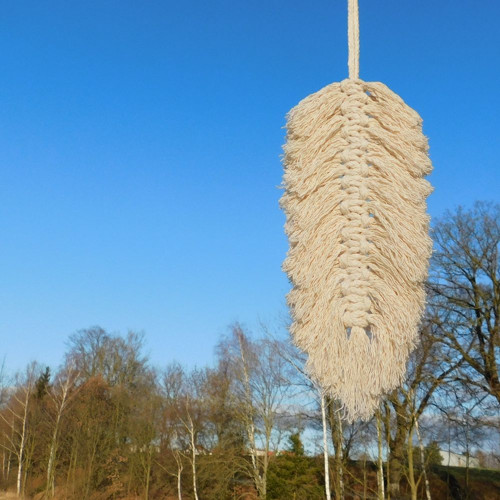 Macramé peříčko — foto 1