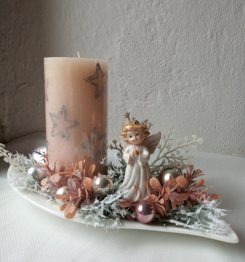 Adventní svícen s andílkem — foto 1