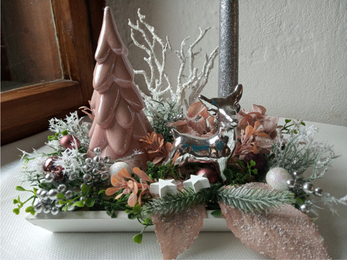 Adventní svícen s jelínkem — foto 1