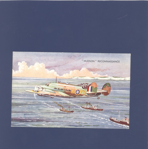 Letadlo Lockheed Hudson - pohlednice — foto 1