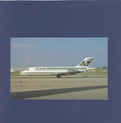 Letadlo Douglas DC-9- Ozark Air Lines - pohlednice
