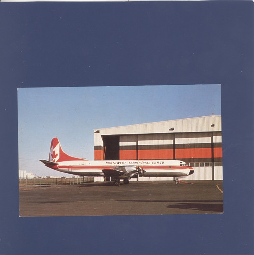 Letadlo L-188CF Electra - pohlednice