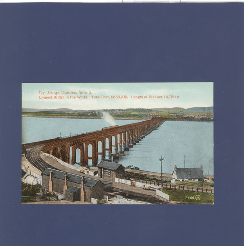 Nejdelší most na světě - Tay Bridge - pohlednice