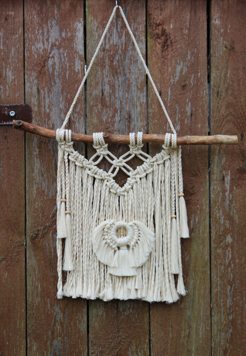 Závěsná dekorace macramé 0003 — foto 1