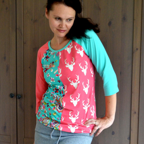 Swifting Flora Boho s jeleny II - tričko