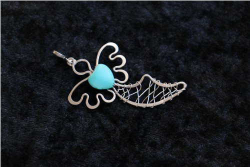 Přívěsek anděl s tyrkenitem