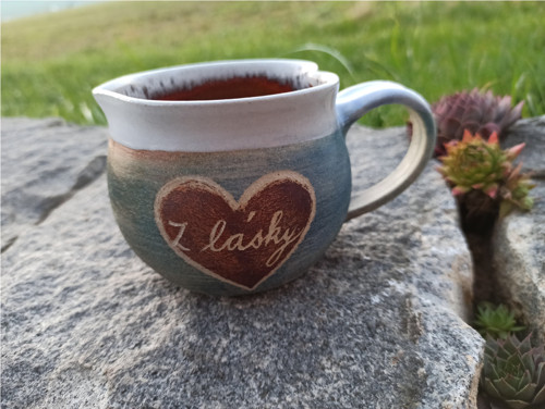 Srdcový hrnek "z lásky" — foto 1