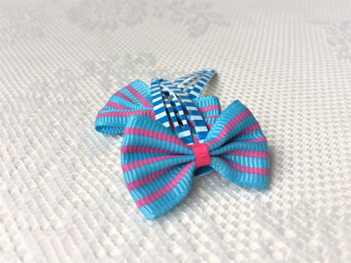 Pin Up sponky do vlasov (modré, biele, pásiky)
