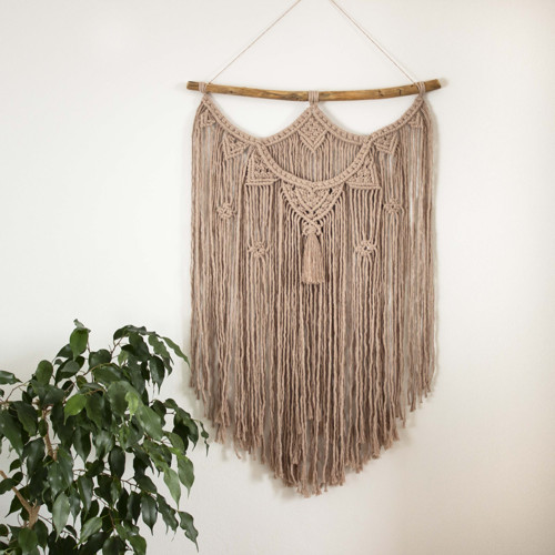 Béžové macramé velké — foto 1