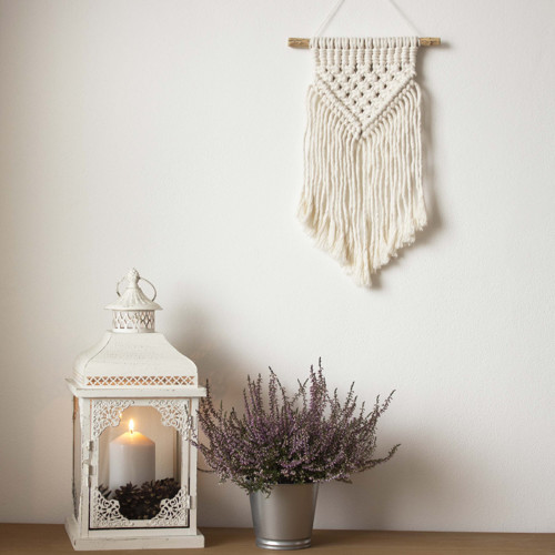 Přírodní macramé malé — foto 1