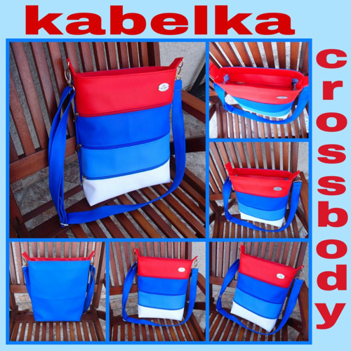 Kabelka Crossbody tříkapsičková