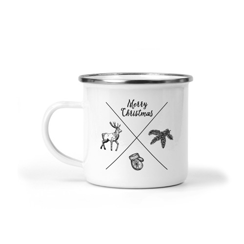 Plecháček Vintage Merry Christmas